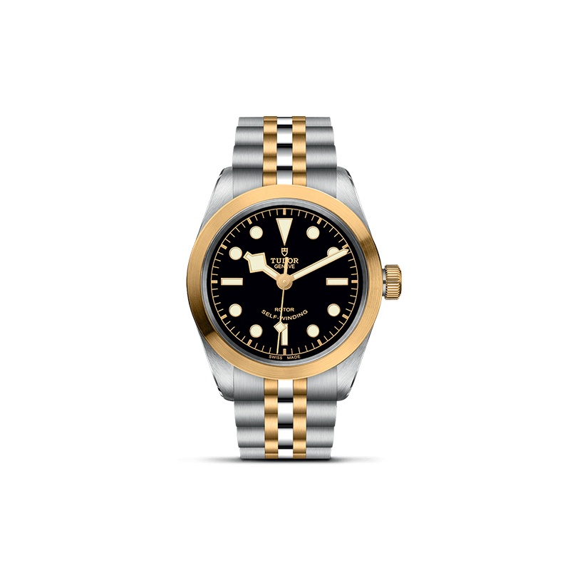 Tudor Black Bay S\u0026G 36 mm Quadrante Nero Bracciale Acciaio e Oro - Rossi  Gioielli
